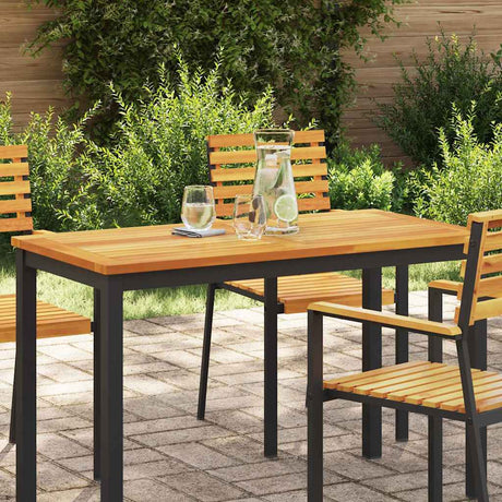Vidaxl tafelblad olie naturel 110 x 55 x 2 cm massief acaciahout