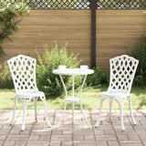 Vidaxl tuin bistro set 3 st wit aluminium