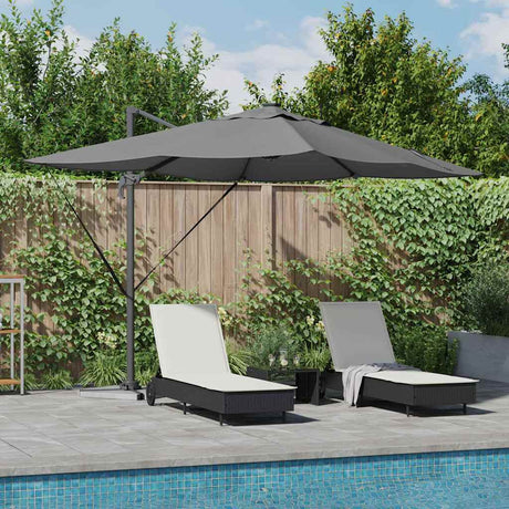 Vidaxl parasol antraciet 352 x 251 x 265 cm polyester en aluminium