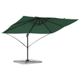 Vidaxl parasol groen 351 x 250 x 260 cm polyester en aluminium