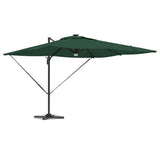 Vidaxl roma parasol groen 286 x 284 x 270 cm aluminium en polyester