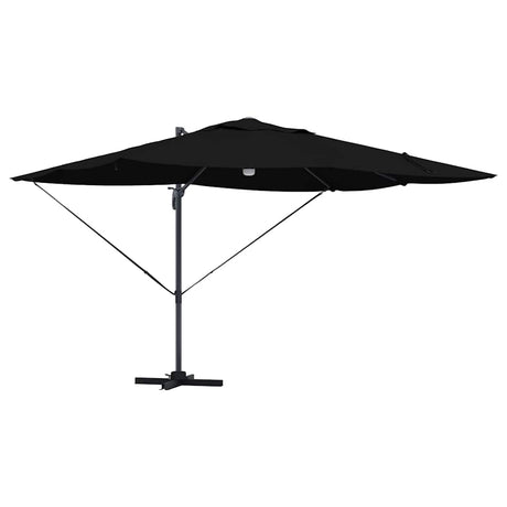 Vidaxl parasol zwart 351 x 250 x 253 cm polyester en aluminium