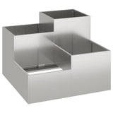 Vidaxl tuin bloempot roestig 100 x 100 x 60 cm cortenstaal