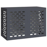 Vidaxl airconditioner hoes antraciet 100 x 50 x 70 cm staal