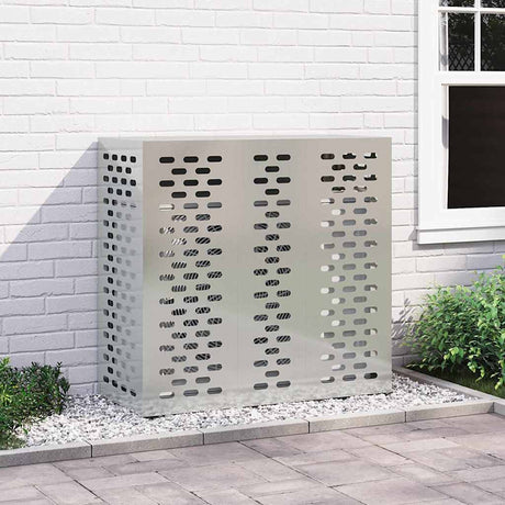 Vidaxl airconditioner hoes zilver 110 x 50 x 105 cm