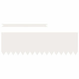 Vidaxl tuinrand 20 pcs wit 100 x 0.05 x 20 cm koudgewalst staal