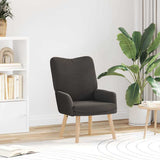 Vidaxl fauteuil donkergrijs 63 x 67 x 94 cm schapenstof en triplex