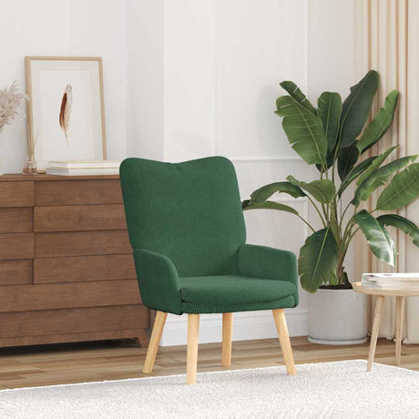Vidaxl fauteuil jungle groen 63 x 67 x 94 cm stof