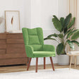 Vidaxl fauteuil lichtgroen 63 x 67 x 94 cm fluweel