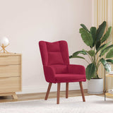 Vidaxl fauteuil wijnrood 63 x 67 x 94 cm fluweel
