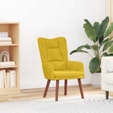 Vidaxl fauteuil geel 63 x 67 x 94 cm fluweel