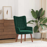 Vidaxl fauteuil donkergroen 63 x 67 x 94 cm fluweel