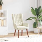 Vidaxl fauteuil crème 63 x 67 x 94 cm fluweel