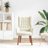 Vidaxl fauteuil crème 63 x 67 x 94 cm fluweel