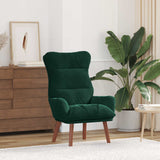 Vidaxl fauteuil donkergroen 69 x 74 x 93 cm fluweel