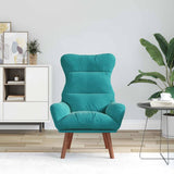 Vidaxl fauteuil turquoise 69 x 74 x 93 cm fluweel
