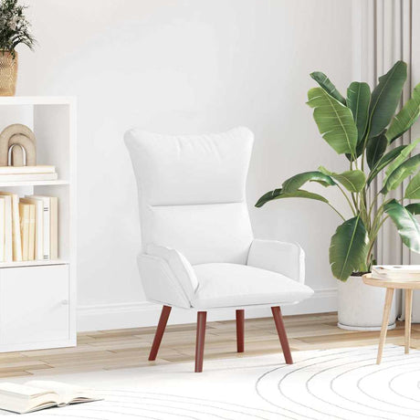 Vidaxl fauteuil wit 69 x 74 x 93 cm kunstleer