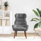 Vidaxl fauteuil donkergrijs 69 x 74 x 93 cm fluweel