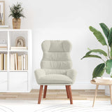 Vidaxl fauteuil crème 69 x 74 x 93 cm fluweel