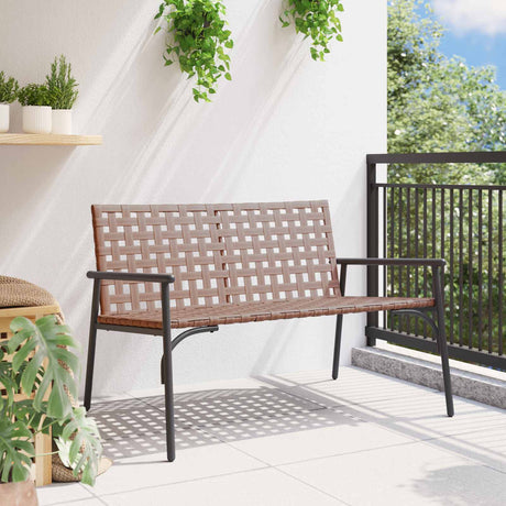 Vidaxl tuinstoel bruin poly rattan