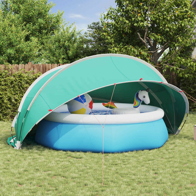Vidaxl pooldome 472 x 460 x 229 cm 185t polyester met pu-coating