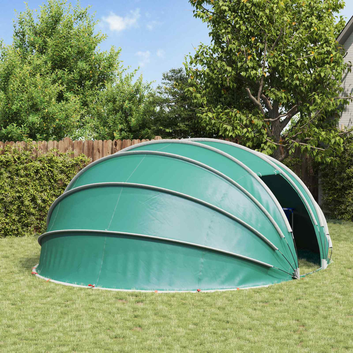 Vidaxl zwembad tent koepel 538 x 440 x 204 cm