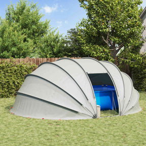 Vidaxl zwembad tent koepel 538 x 440 x 204 cm grijs