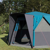 Vidaxl huisje tent met dak met opslag blauw 425 x 396 x 222 cm