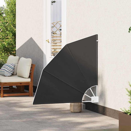 Vidaxl balkon privacy scherm antraciet 115 x 115 cm polyester