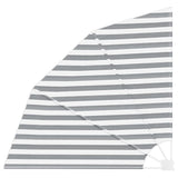 Vidaxl balkon privacy scherm antraciet en wit 140 x 140 cm polyester