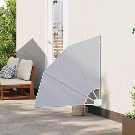 Vidaxl balkon privacy scherm 115 x 115 cm polyester grijs
