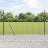 Vidaxl afrasteringspaal 13 pcs grijs staal