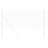 Vidaxl euro hek 0,4 x 10 m pvc-gecoat ijzer