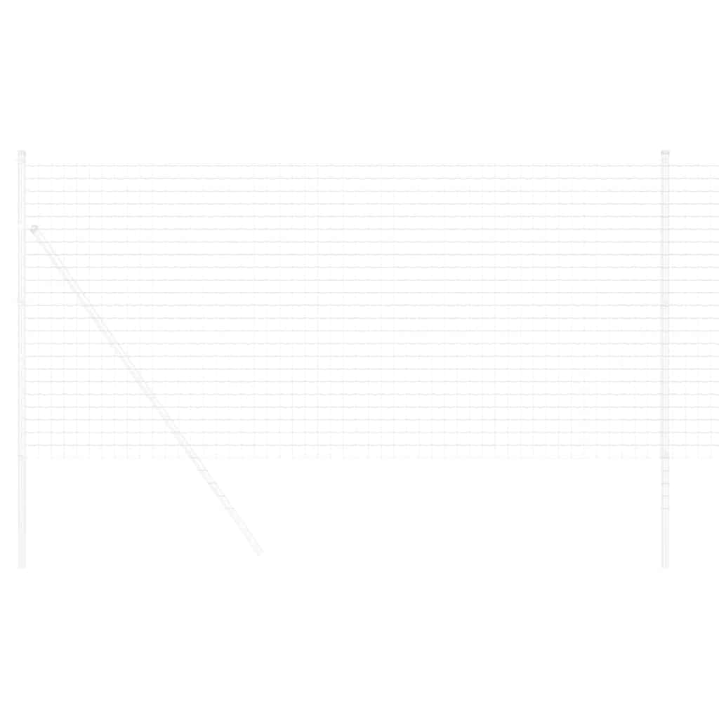 Vidaxl euro hek 1 x 10 m pvc-gecoat ijzer