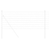 Vidaxl euro hek 0,8 x 10 m pvc-gecoat ijzer