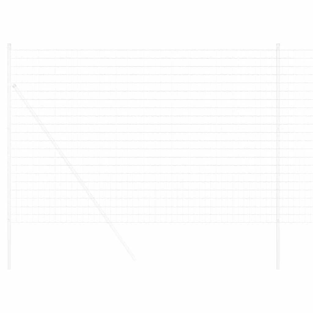 Vidaxl euro hek 1,5 x 10 m pvc-gecoat ijzer