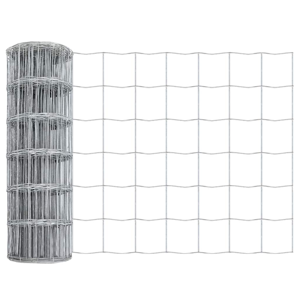 Vidaxl euro hek 0,8 x 10 m pvc-gecoat ijzer
