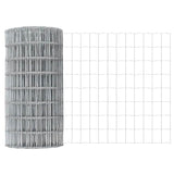Vidaxl euro hek 0,4 x 25 m pvc-gecoat ijzer