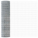 Vidaxl euro hek 1 x 25 m pvc-gecoat ijzer