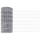 Vidaxl euro hek 0,6 x 25 m pvc-gecoat ijzer