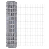 Vidaxl euro hek 1,2 x 25 m pvc-gecoat ijzer