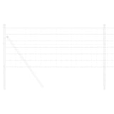 Vidaxl euro hek 0,6 x 25 m pvc-gecoat ijzer