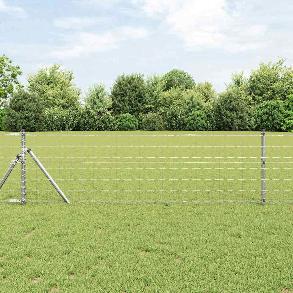 Vidaxl euro hek 0,6 x 50 m pvc-gecoat ijzer