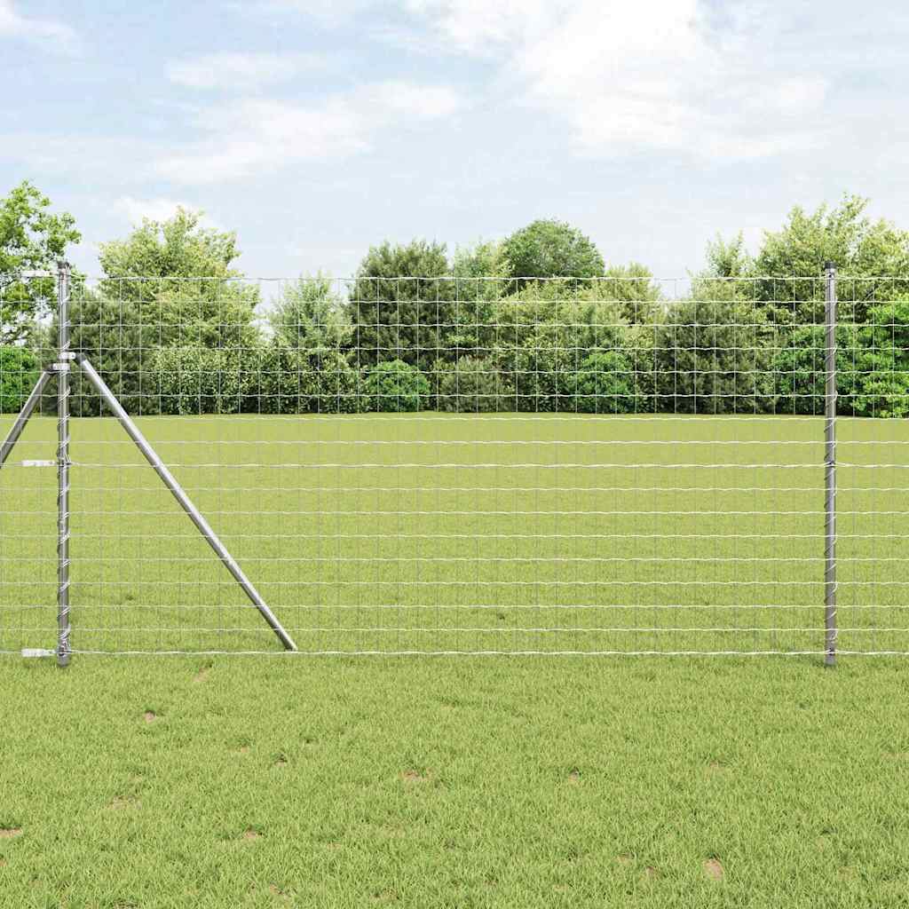 Vidaxl euro hek 1,4 x 10 m pvc-gecoat ijzer