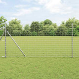 Vidaxl euro hek 1,4 x 10 m pvc-gecoat ijzer