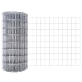 Vidaxl euro hek 0,4 x 25 m pvc-gecoat ijzer