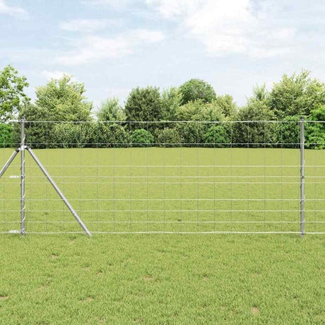 Vidaxl wilde hek 1000 x 100 x 0,18 cm ijzer warm verzinkt