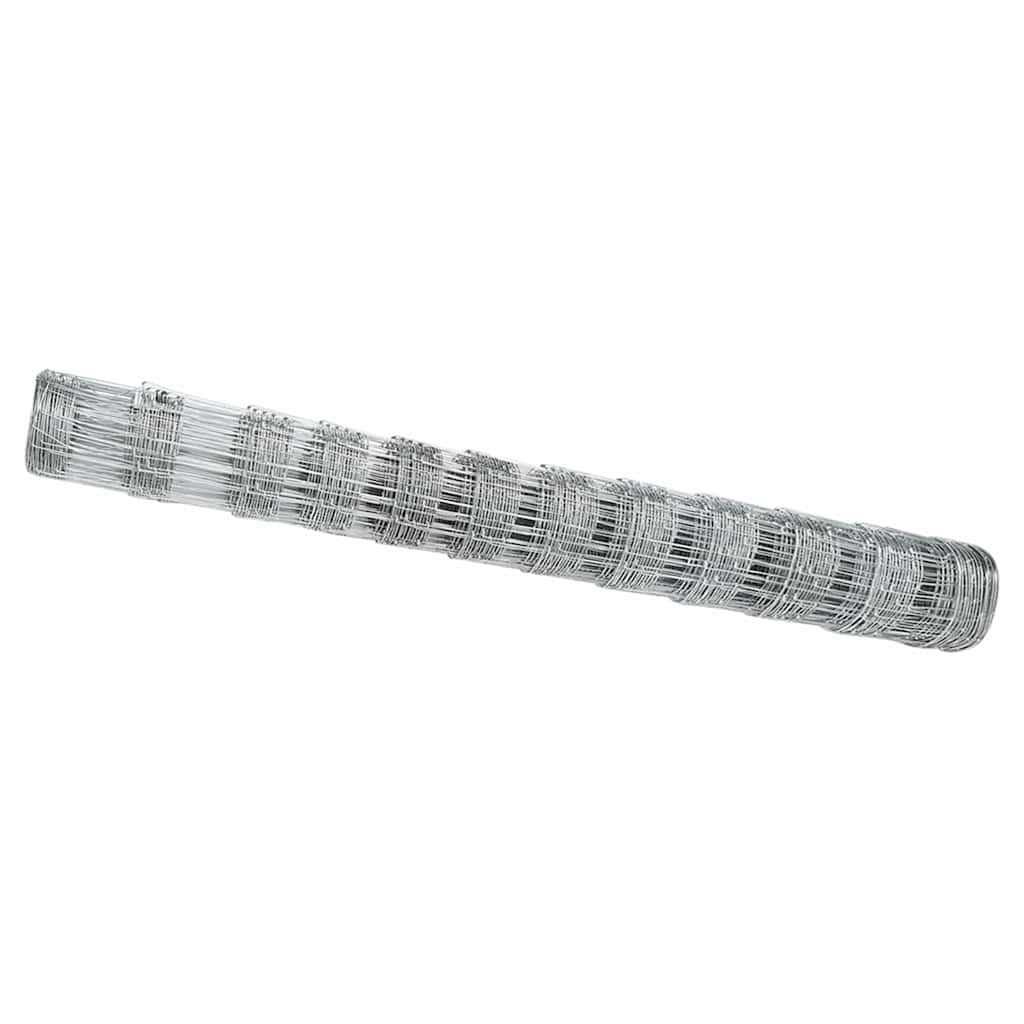 Vidaxl weidehekwerk zilver 25 x 1,2 m gegalvaniseerd staal