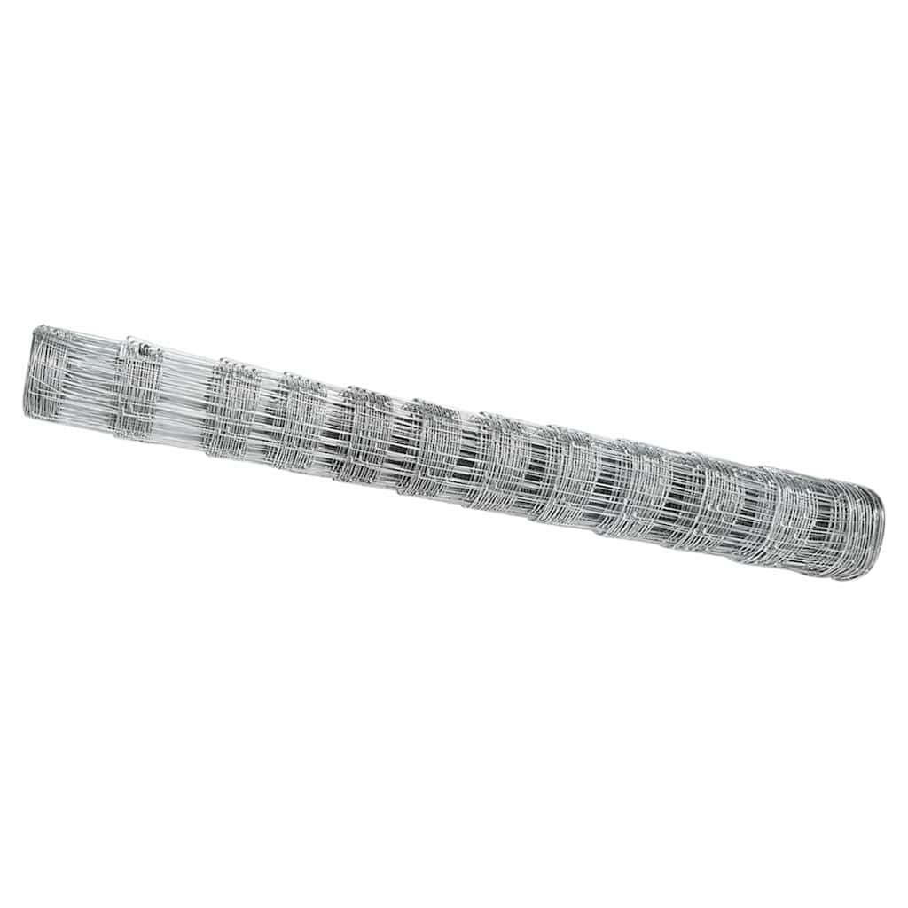 Vidaxl weidehekwerk zilver 25 x 1,2 m gegalvaniseerd staal