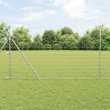 Vidaxl weidehekwerk zilver 25 x 1,4 m gegalvaniseerd staal